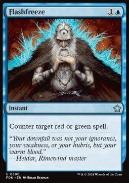 Flashfreeze⁣ - Magic: The Gathering Foundations: Starter Collection⁣ (Uncommon)⁣ [590]