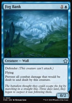 Fog Bank⁣ - Magic: The Gathering Foundations: Starter Collection⁣ (Uncommon)⁣ [591]