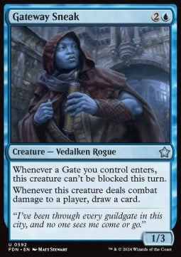 Gateway Sneak⁣ - Magic: The Gathering Foundations: Starter Collection⁣ (Uncommon)⁣ [592]