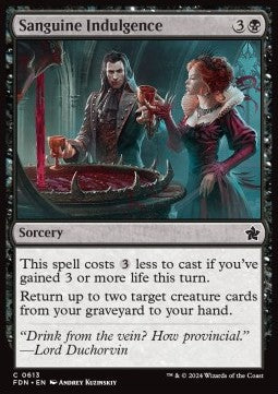 Sanguine Indulgence⁣ - Magic: The Gathering Foundations: Starter Collection⁣ (Common)⁣ [613]