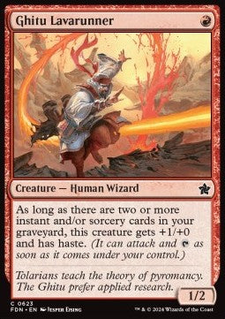 Ghitu Lavarunner⁣ - Magic: The Gathering Foundations: Starter Collection⁣ (Common)⁣ [623]