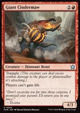 Giant Cindermaw⁣ - Magic: The Gathering Foundations: Starter Collection⁣ (Uncommon)⁣ [624]