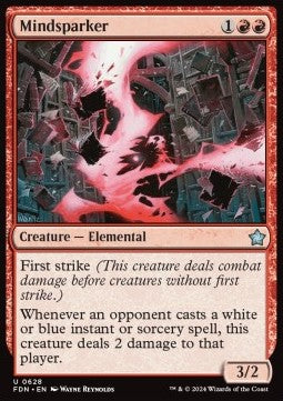 Mindsparker⁣ - Magic: The Gathering Foundations: Starter Collection⁣ (Uncommon)⁣ [628]