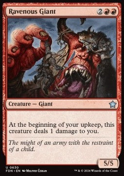 Ravenous Giant⁣ - Magic: The Gathering Foundations: Starter Collection⁣ (Uncommon)⁣ [630]