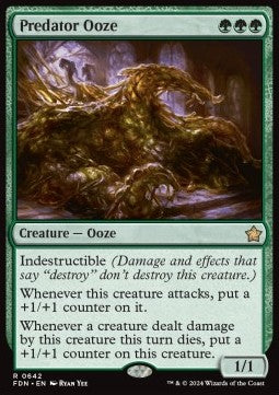 Predator Ooze⁣ - Magic: The Gathering Foundations: Starter Collection⁣ (Rare)⁣ [642]