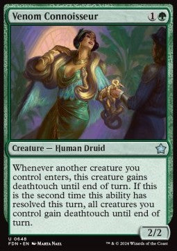 Venom Connoisseur⁣ - Magic: The Gathering Foundations: Starter Collection⁣ (Uncommon)⁣ [648]