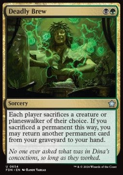 Deadly Brew⁣ - Magic: The Gathering Foundations: Starter Collection⁣ (Uncommon)⁣ [654]