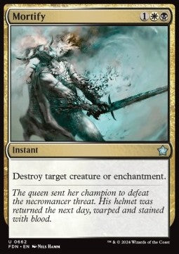 Mortify⁣ - Magic: The Gathering Foundations: Starter Collection⁣ (Uncommon)⁣ [662]