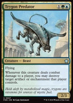 Trygon Predator⁣ - Magic: The Gathering Foundations: Starter Collection⁣ (Uncommon)⁣ [667]