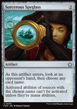 Sorcerous Spyglass⁣ - Magic: The Gathering Foundations: Starter Collection⁣ (Uncommon)⁣ [679]