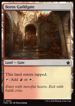 Boros Guildgate⁣ - Magic: The Gathering Foundations: Starter Collection⁣ (Common)⁣ [684]