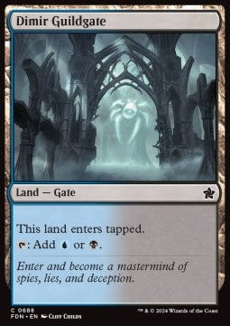 Dimir Guildgate⁣ - Magic: The Gathering Foundations: Starter Collection⁣ (Common)⁣ [688]