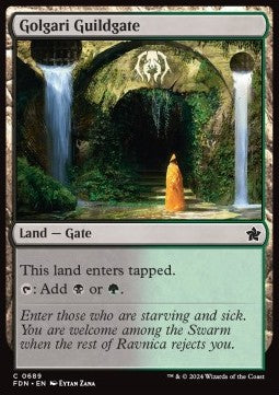 Golgari Guildgate⁣ - Magic: The Gathering Foundations: Starter Collection⁣ (Common)⁣ [689]