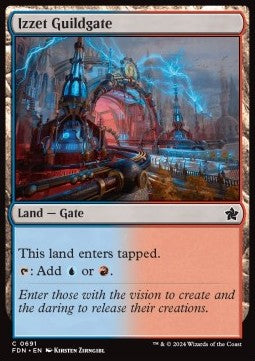 Izzet Guildgate⁣ - Magic: The Gathering Foundations: Starter Collection⁣ (Common)⁣ [691]