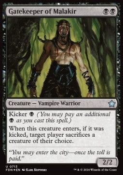 Gatekeeper of Malakir⁣ - Magic: The Gathering Foundations: Starter Collection⁣ (Uncommon)⁣ [713]