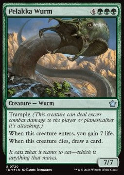 Pelakka Wurm⁣ - Magic: The Gathering Foundations: Starter Collection⁣ (Uncommon)⁣ [720]