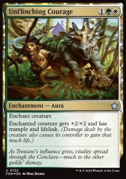 Unflinching Courage⁣ - Magic: The Gathering Foundations: Starter Collection⁣ (Uncommon)⁣ [722]