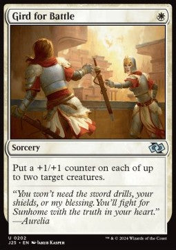 Gird for Battle⁣ - Foundations Jumpstart⁣ (Uncommon)⁣ [202]