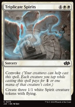 Triplicate Spirits - Foundations Jumpstart (Common) [J25-273]