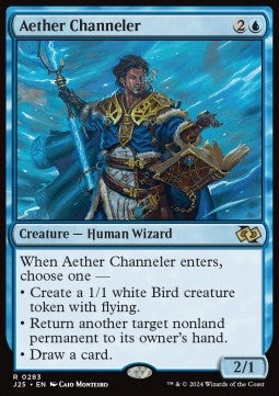 Aether Channeler⁣ - Foundations Jumpstart⁣ (Rare)⁣ [283]
