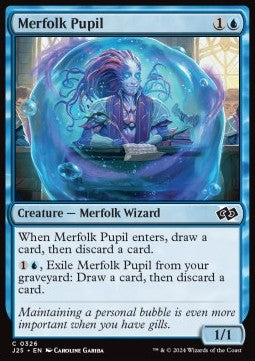 Merfolk Pupil - Foundations Jumpstart (Common) [J25-326]
