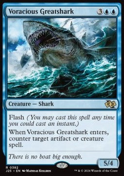 Voracious Greatshark - Foundations Jumpstart (Rare) [J25-382]