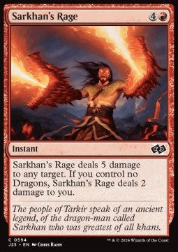 Sarkhan's Rage - Foundations Jumpstart (Common) [J25-594]