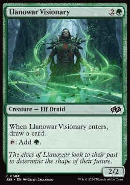 Llanowar Visionary - Foundations Jumpstart (Common) [J25-684]