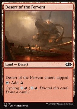 Desert of the Fervent - Foundations Jumpstart (Common) [J25-764]
