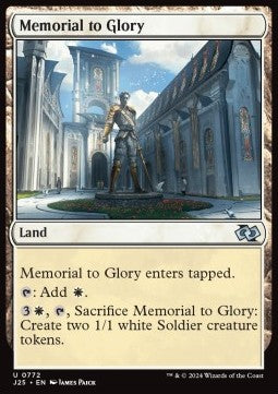 Memorial to Glory - Foundations Jumpstart (Uncommon) [J25-772]