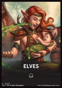 Jumpstart Pack Summary Card: Elves⁣ - Foundations Jumpstart⁣ (Tip Card)⁣ [F40]