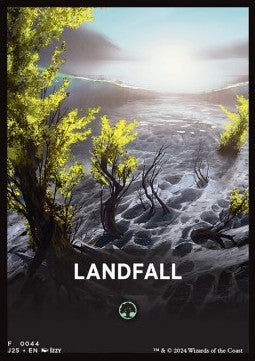 Jumpstart Pack Summary Card: Landfall⁣ - Foundations Jumpstart⁣ (Tip Card)⁣ [F44]