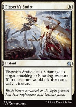 Elspeth's Smite⁣ - Magic: The Gathering Foundations: Beginner Box⁣ (Uncommon)⁣ [493]