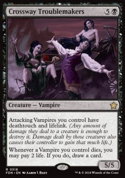 Crossway Troublemakers⁣ - Magic: The Gathering Foundations: Beginner Box⁣ (Rare)⁣ [518]