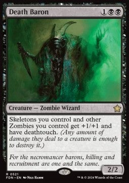 Death Baron⁣ - Magic: The Gathering Foundations: Beginner Box⁣ (Rare)⁣ [521]