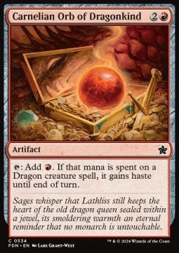 Carnelian Orb of Dragonkind⁣ - Magic: The Gathering Foundations: Beginner Box⁣ (Common)⁣ [534]