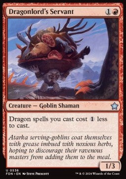 Dragonlord's Servant⁣ - Magic: The Gathering Foundations: Beginner Box⁣ (Uncommon)⁣ [536]