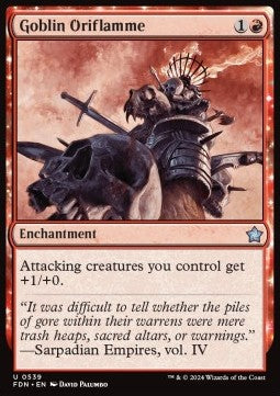 Goblin Oriflamme⁣ - Magic: The Gathering Foundations: Beginner Box⁣ (Uncommon)⁣ [539]