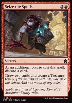 Seize the Spoils⁣ - Magic: The Gathering Foundations: Beginner Box⁣ (Common)⁣ [546]