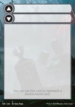 Double-Faced Helper Card⁣ - Innistrad Remastered: Tokens⁣ (Token)⁣ [F1]