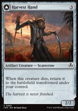 Harvest Hand / Scrounged Scythe⁣ - Innistrad Remastered⁣ (Common)⁣ [265]