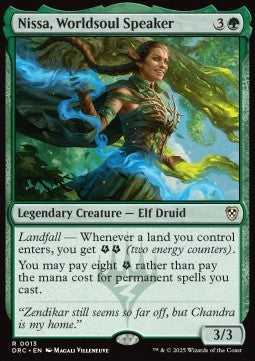 Nissa, Worldsoul Speaker⁣ - Commander: Aetherdrift⁣ (Rare)⁣ [13]