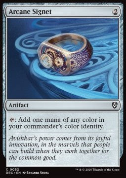 Arcane Signet⁣ - Commander: Aetherdrift⁣ (Common)⁣ [52]