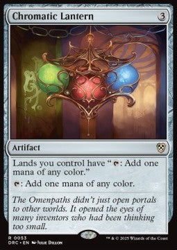 Chromatic Lantern⁣ - Commander: Aetherdrift⁣ (Rare)⁣ [53]