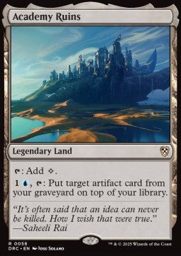 Academy Ruins⁣ - Commander: Aetherdrift⁣ (Rare)⁣ [58]