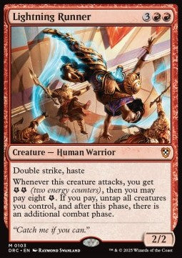 Lightning Runner⁣ - Commander: Aetherdrift⁣ (Mythic)⁣ [103]