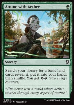 Attune with Aether⁣ - Commander: Aetherdrift⁣ (Common)⁣ [109]