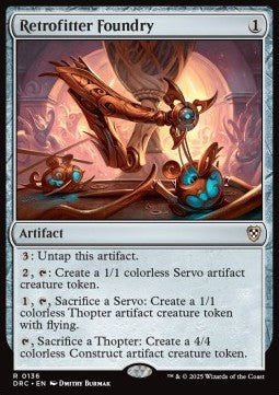 Retrofitter Foundry⁣ - Commander: Aetherdrift⁣ (Rare)⁣ [136]
