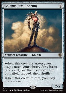 Solemn Simulacrum⁣ - Commander: Aetherdrift⁣ (Rare)⁣ [138]