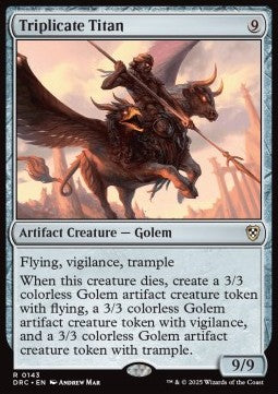 Triplicate Titan⁣ - Commander: Aetherdrift⁣ (Rare)⁣ [143]